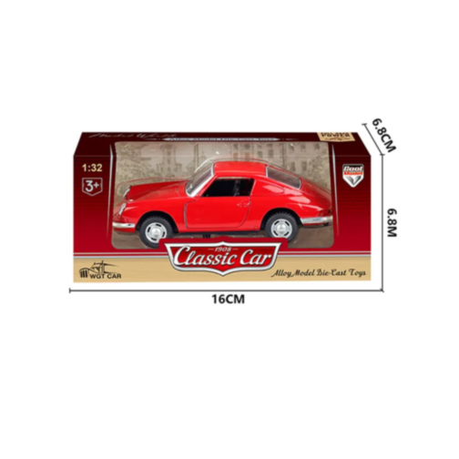 Mașină Porsche 911 Clasic Metal pentru Copii, 1:32 (model aleatoriu)