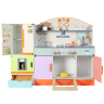 Bucătărie de Jucărie XXL cu Frigider și Accesorii – Set Complet pentru Micii Bucătari