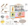 Bucătărie de Jucărie XXL cu Frigider și Accesorii – Set Complet pentru Micii Bucătari