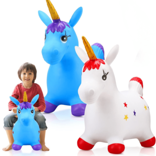 Unicorn Gonflabil cu Lumină și Sunet pentru Copii (culoare aleatorie) Unicorn Gonflabil cu Lumină și Sunet pentru Copii (culoare aleatorie)