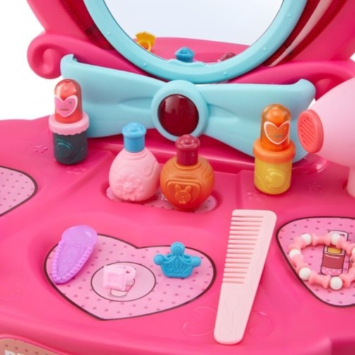 Masă de Toaletă pentru Copii cu Oglindă și Accesorii