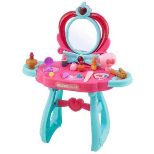 Masă de Toaletă pentru Copii cu Oglindă și Accesorii