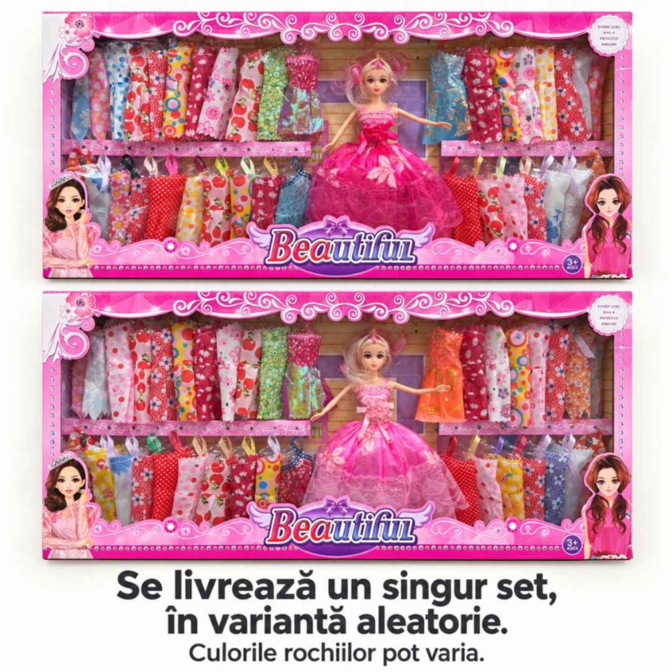 Cele două variante ale setului Beautiful; se livrează un singur set în variantă aleatorie