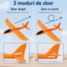 Avion planor din spumă EPP pentru copii, 35 cm