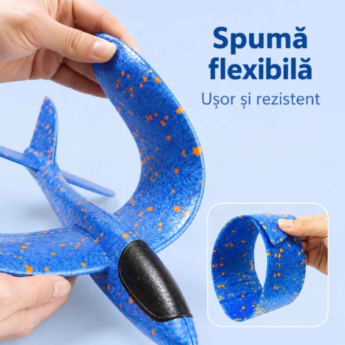 Avion planor din spumă EPP pentru copii, 35 cm