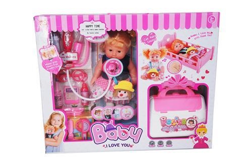 Păpușa cu Sunete Realiste și Trusa Doctorului