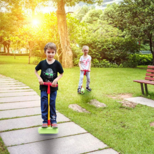 Jucărie Saltăreață Pogo Stick din Spumă cu Sunete Amuzante (culoare aleatorie)