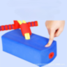 Jucărie Saltăreață Pogo Stick din Spumă cu Sunete Amuzante (culoare aleatorie)