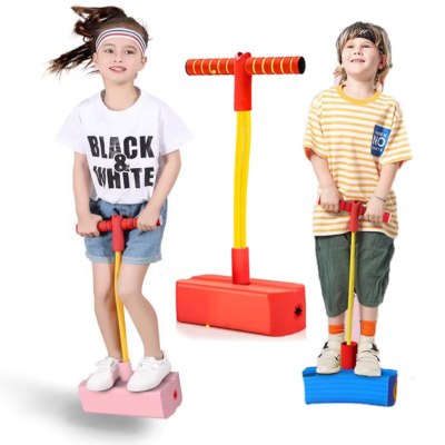 Jucărie Saltăreață Pogo Stick din Spumă cu Sunete Amuzante (culoare aleatorie) | image