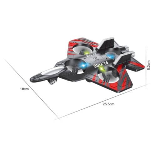 Dronă Avion cu Telecomandă și Lumini LED pentru Copii (culoare aleatorie) Dronă Avion cu Telecomandă și Lumini LED pentru Copii (culoare aleatorie)