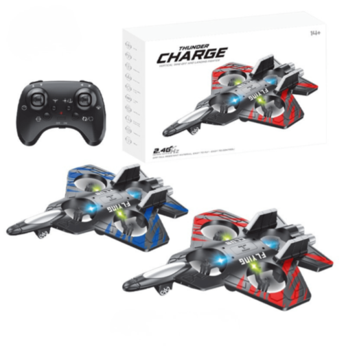 Dronă Avion cu Telecomandă și Lumini LED pentru Copii (culoare aleatorie) Dronă Avion cu Telecomandă și Lumini LED pentru Copii (culoare aleatorie)