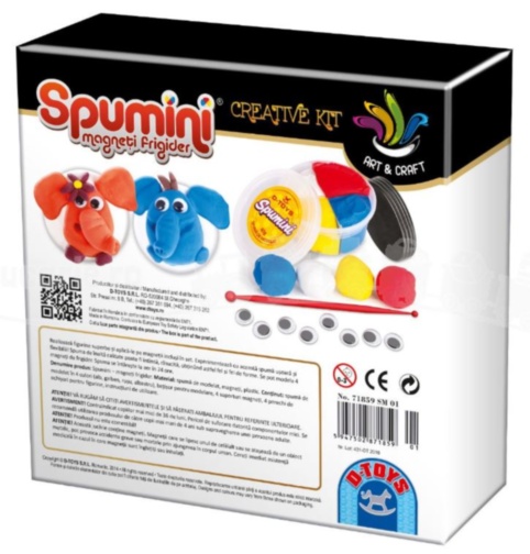 Spuma de modelat - Spumini Magneți Frigider  joc creativ