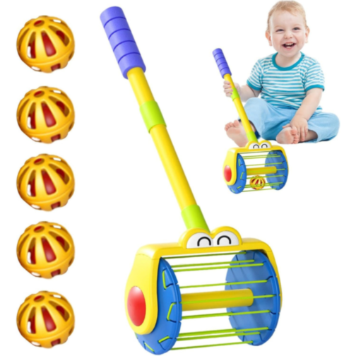 Aspirator de Jucărie Interactiv pentru Copii cu Bile Colorate
