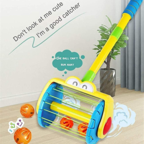 Aspirator de Jucărie Interactiv pentru Copii cu Bile Colorate