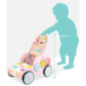Premergător din Lemn cu Activități Montessori și Sortator de Forme – Model Roz cu Iepuraș