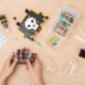 Corabie de Pirați în Sticlă cu LED – Set de Construcție Creativ pentru Copii, 852 piese