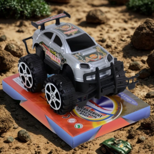 Mașină Off-Road Gri cu Roti Mari și Suspensii (culoare aleatorie)