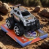 Mașină Off-Road Gri cu Roti Mari și Suspensii (culoare aleatorie)