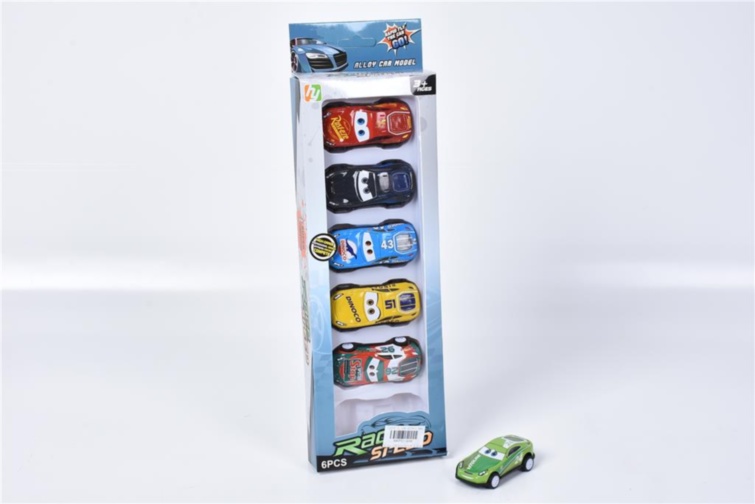Cars, Set 6 Mașinuțe de Metal