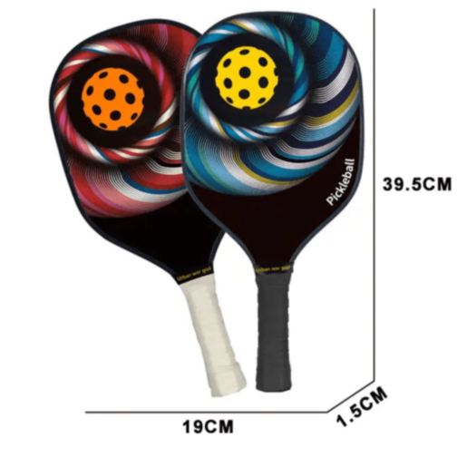 Set 2 Rachete Pickleball + 2 Mingi – Design Modern, Ideal pentru Toți Începătorii