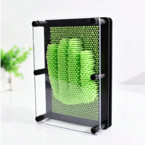 Panou 3D Pin Art – Creează Amprente Unice în Timp Real (culoare aleatorie)