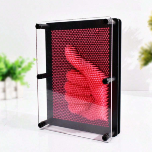 Panou 3D Pin Art – Creează Amprente Unice în Timp Real (culoare aleatorie)