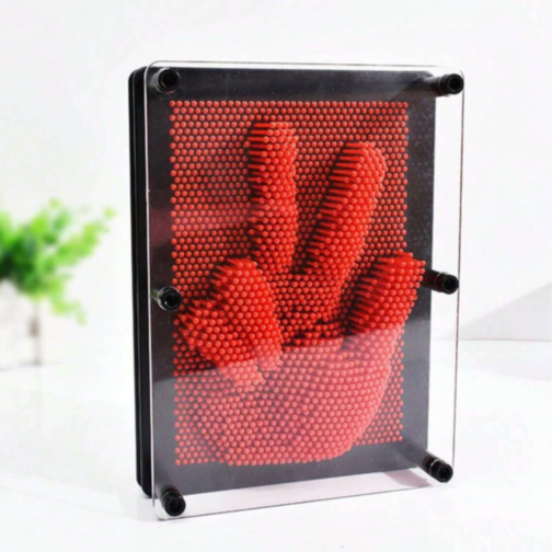 Panou 3D Pin Art – Creează Amprente Unice în Timp Real (culoare aleatorie)