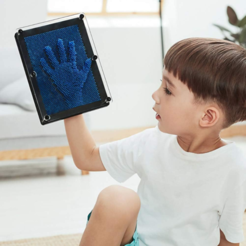 Panou 3D Pin Art – Creează Amprente Unice în Timp Real (culoare aleatorie)