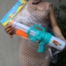 Pistol cu Apă Mare Tip Gatling pentru Copii (culoare aleatorie)