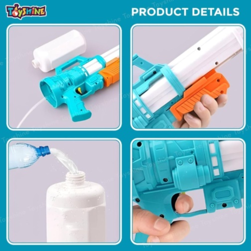 Pistol cu Apă Mare Tip Gatling pentru Copii (culoare aleatorie)