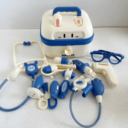 Set doctor pentru copii cu valiză și accesorii, 12 piese 