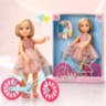 Păpușă cu Bicicletă și Accesorii pentru Fetițe