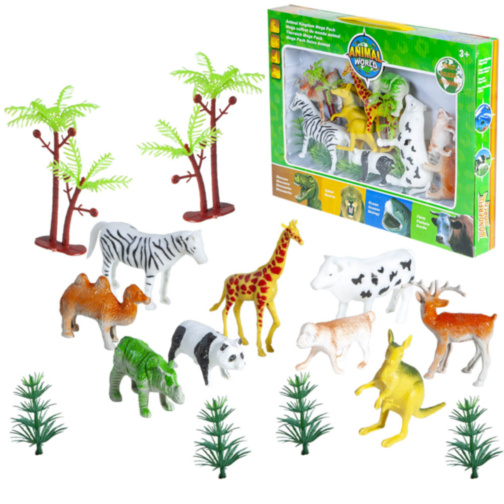 Set 9 Animale Sălbatice cu Palmieri