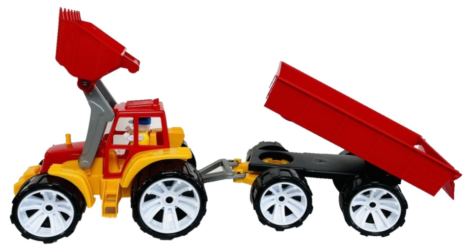 Tractor cu Lopată și Remorcă, 70cm