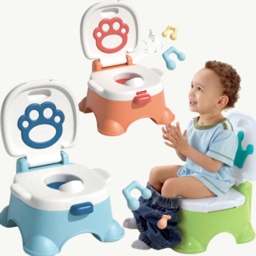 Oliță pentru Copii cu Muzică și Design Ergonomic, Multifuncțională (culoare aleatorie)