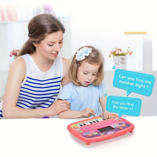 Tabletă Educativă Interactivă pentru Copii cu Litere, Muzică și Jocuri (culoare aleatorie)