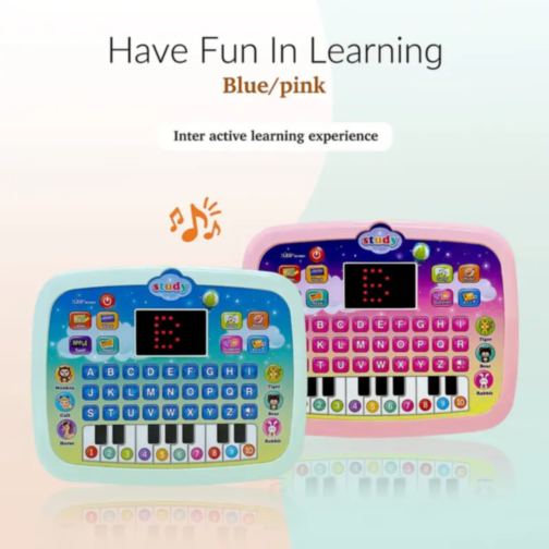Tabletă Educativă Interactivă pentru Copii cu Litere, Muzică și Jocuri (culoare aleatorie)