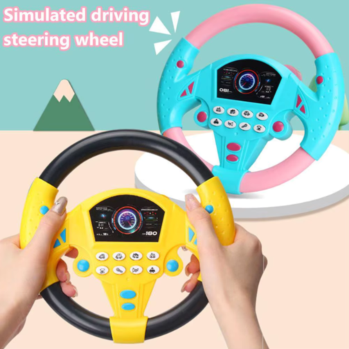 Volan Interactiv cu Sunete și Lumini pentru Copii (culoare aleatorie)