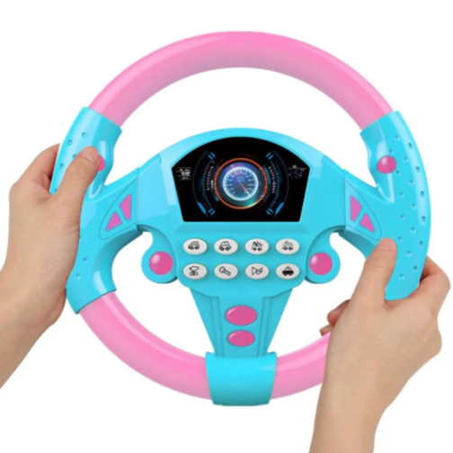 Volan Interactiv cu Sunete și Lumini pentru Copii (culoare aleatorie)