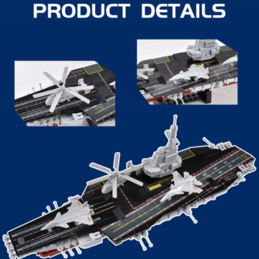Portavion „Warship” – Set de Construcție cu 562 Piese 