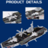 Portavion „Warship” – Set de Construcție cu 562 Piese 