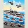 Portavion „Warship” – Set de Construcție cu 562 Piese 
