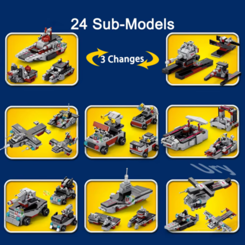 Portavion „Warship” – Set de Construcție cu 562 Piese 