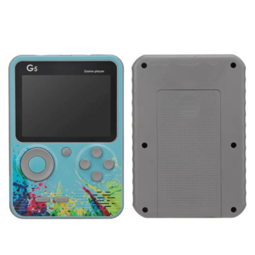 Consolă Gaming G5 cu Ecran Mare și Jocuri Clasice | Controler Inclus (culoare aleatorie)