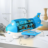 Avion Interactiv cu Lumină, Muzică și 3 Omuleți (culoare aleatorie)