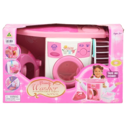 Set mașină de spălat cu fier de călcat copii