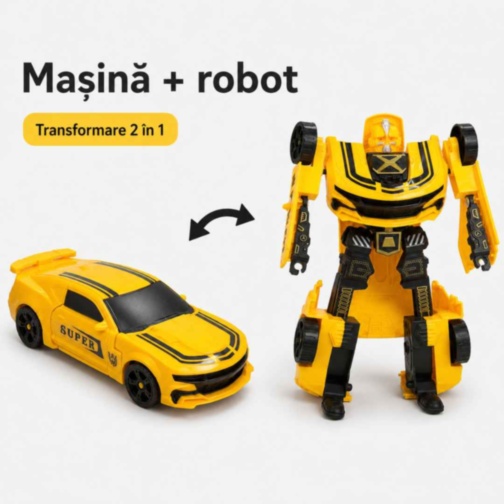 Mașină transformabilă în robot 2 în 1