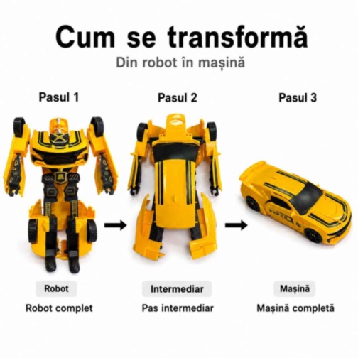 Mașină transformabilă în robot 2 în 1