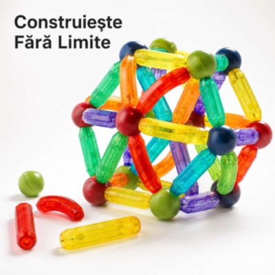 Set Magnetic de Construcție Creativă cu 42 Piese | image