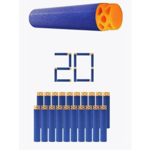 Set Gloanțe de Schimb din Spumă – 20 Bucăți